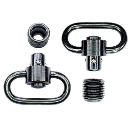 Push Button Swivel Set with Stainless Steel Base 1-1/4 Inch Slings