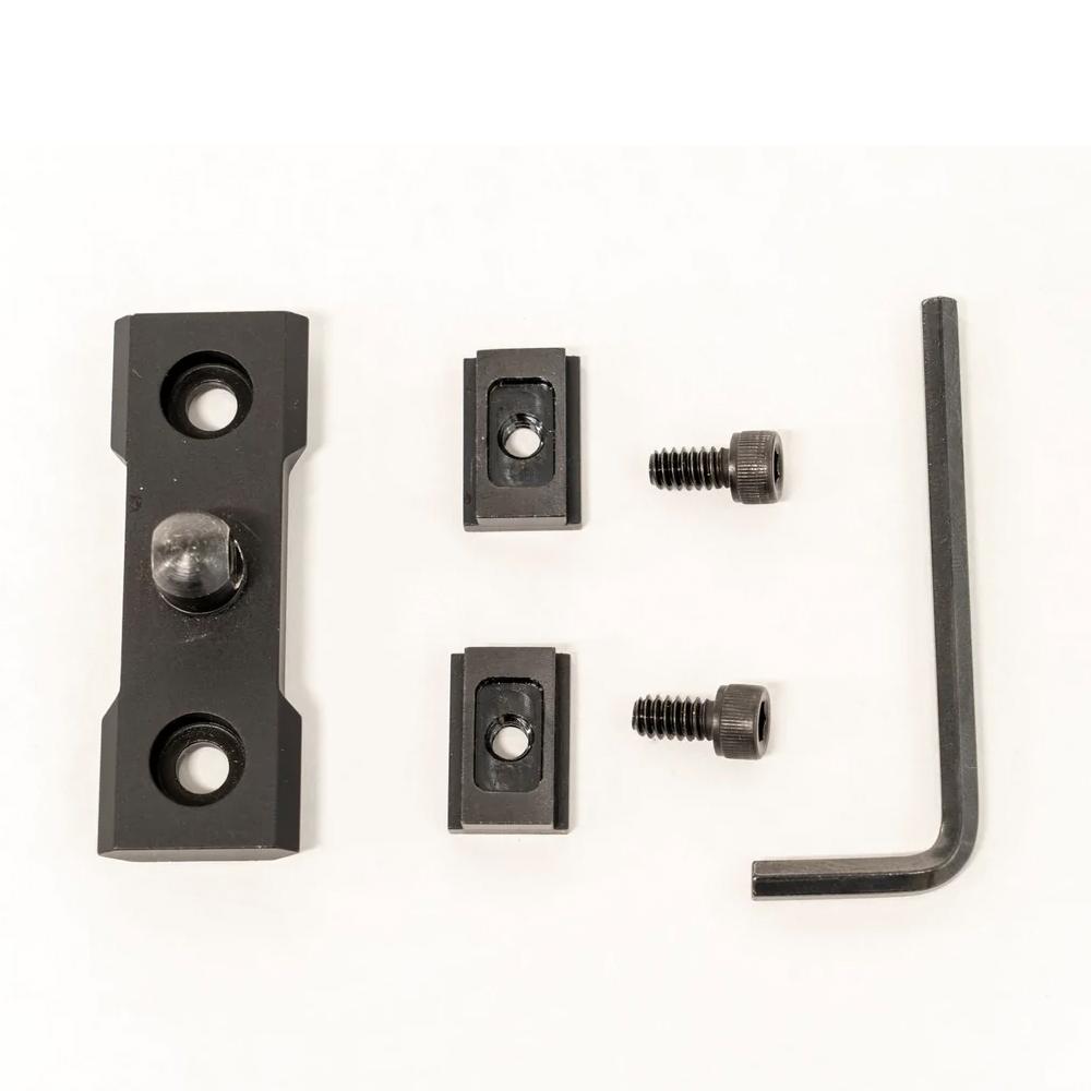 Grovtec Anschutz to Picatinny Rail Adapter T-Nut Set Black