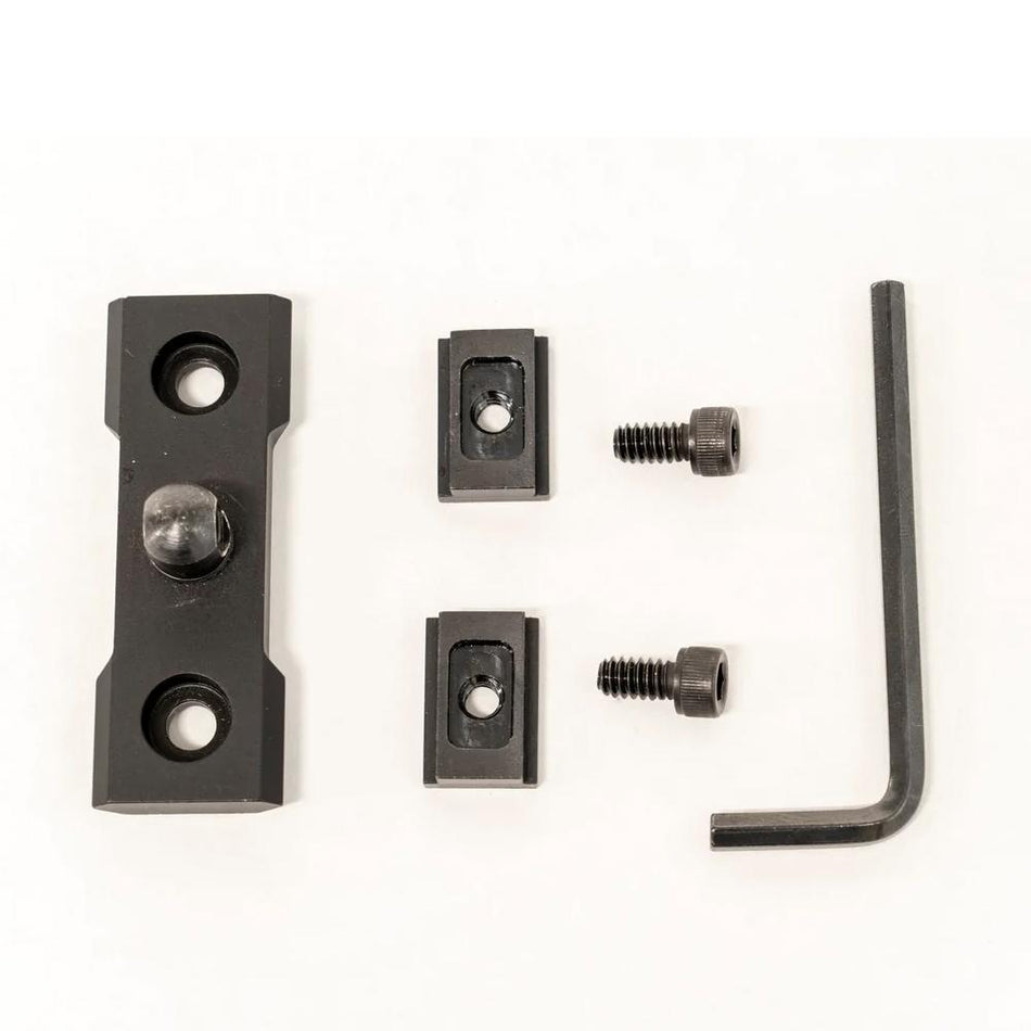 Grovtec Anschutz to Picatinny Rail Adapter T-Nut Set Black