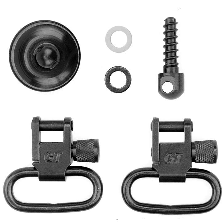 Grovtec Shotgun Locking Swivel Set Remington 870 Express 12 ga Black Oxide