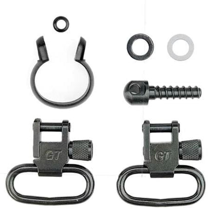 Grovtec Remington 760/7600 Rifle Locking Swivel Sets with Barrel Band Black
