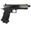Alpha Foxtrot AF1911 Romulus 9mm Luger Handgun - 17 & 20rd Magazines, 5" Threaded Barrel, Polished DLC Black, RMSc Cut