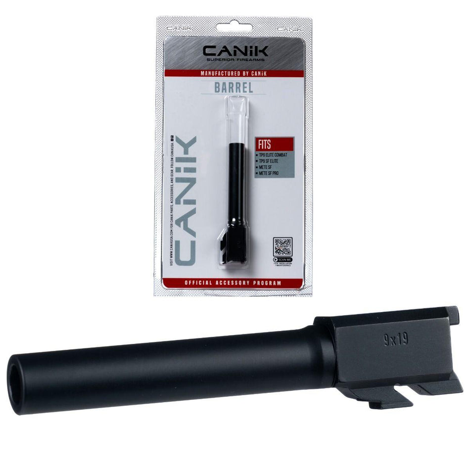 Canik 9mm Match Grade Drop-In Pistol Barrel for TP9 Elite Combat Mete SF Black