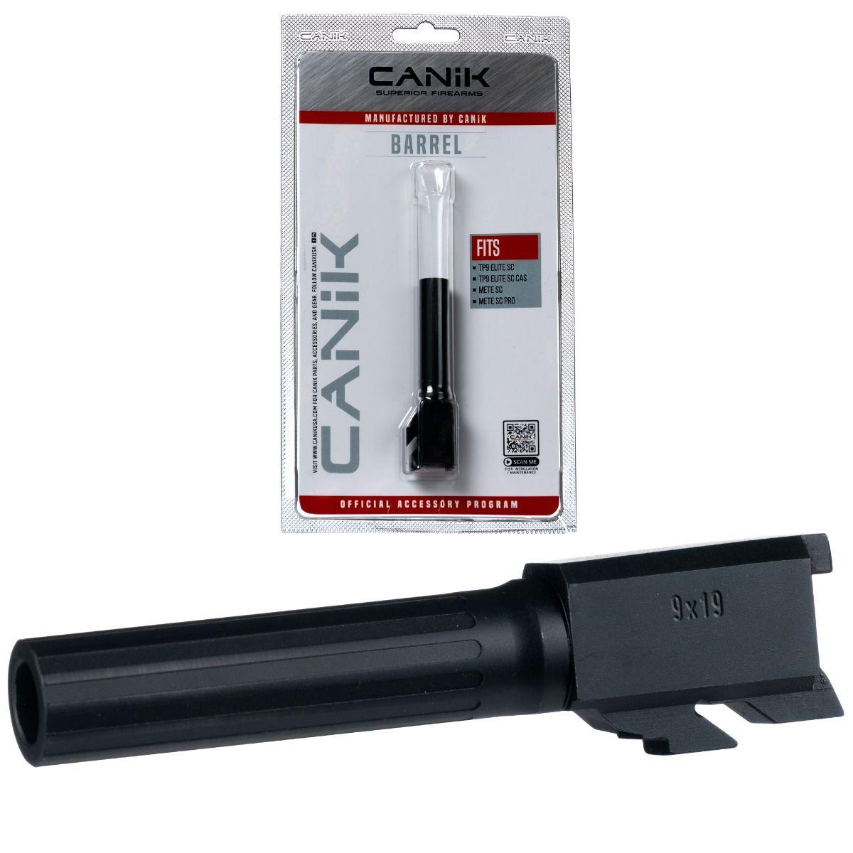 Canik Match Grade Steel Drop-In Barrel Sub Compact 9mm Fluted Black