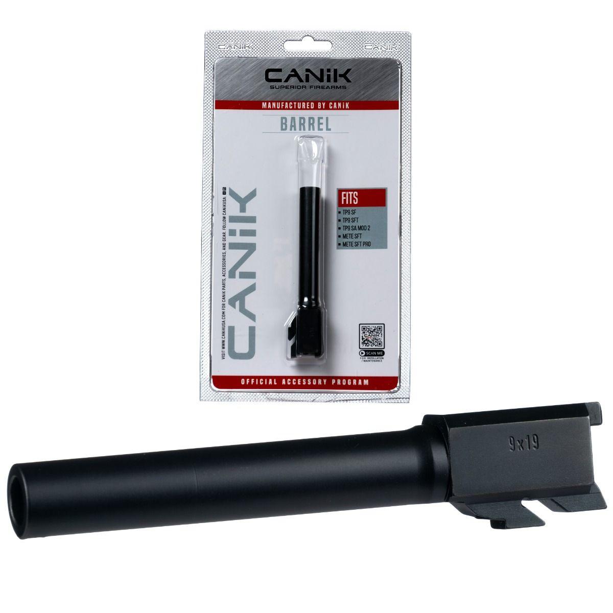 Canik Match Grade Steel Drop-In Pistol Barrel Full Size Compatible 9x19mm Black