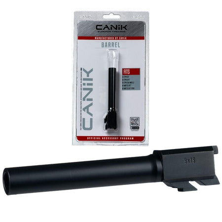 Canik Match Grade Steel Drop-In Pistol Barrel Full Size Compatible 9x19mm Black