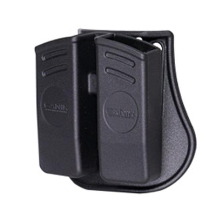Canik Black Polymer Universal Double Mag Pouch for Canik Pistols