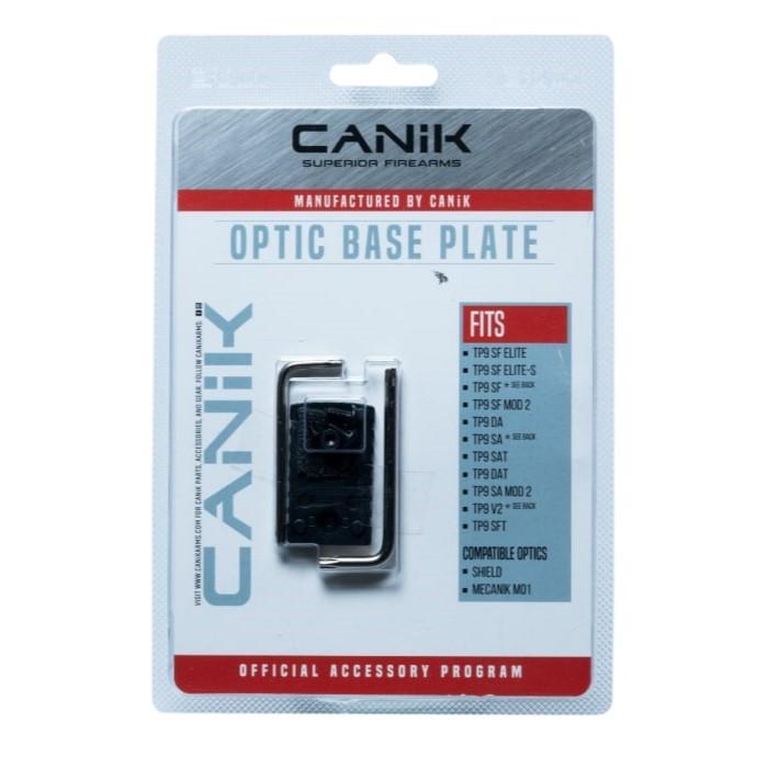 Canik Optic Adapter Base Plate Type A for Non-Optic-Ready Pistols Black