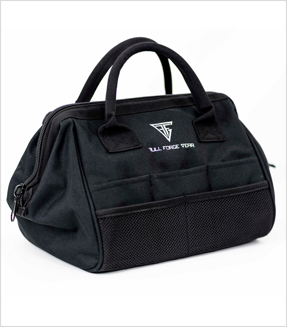 Full Forge Gear Storm Black Range Bag 9"x12"x9.5" with 10 External Pouches