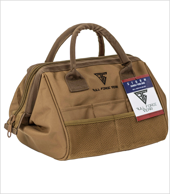 Full Forge Gear Storm Tactical Range Bag Tan 9x12x9.5
