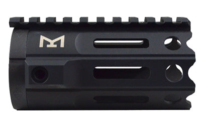 YHM MR7 Mini AR-15 M-LOK Handguard, Extended Picatinny Top Rail, Hard Anodized, Black YHM-5332