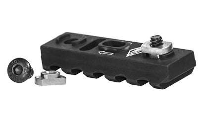 Yankee Hill Machine Co MLOK Continuous Picatinny Rail Section, 5 Slot, 2.75 Inch, Anodized Black YHM-5400A
