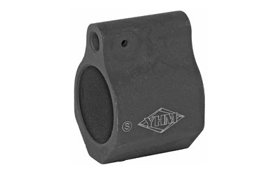 YHM .750" Suppressor-Tuned AR Gas Block, 50% Reduced Port, Phosphate Finish, Black YHM-9389-SS