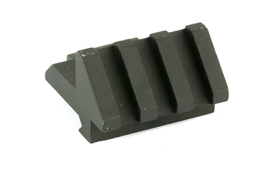 Yankee Hill Machine Co 3 Slot Picatinny Angle Mount, 45 Degree, 1 3/16 Inch, Aircraft Aluminum, Black YHM-9690A