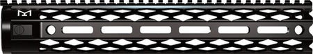 YHM AR-15 Black Diamond M-LOK Rifle Length Forearm