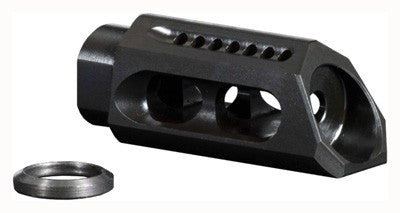 YHM Slant Muzzle Brake and Comp 9mm 6.8 7.62 1/2x36 Threads