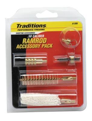 Traditions .50 Cal Muzzleloader Ramrod Accessory Pack 5 Popular Tips 10/32