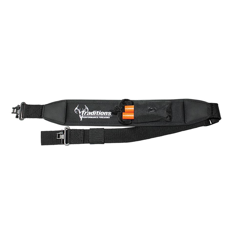Traditions NitroFire Neoprene Rifle Sling with Firestick Holder Black