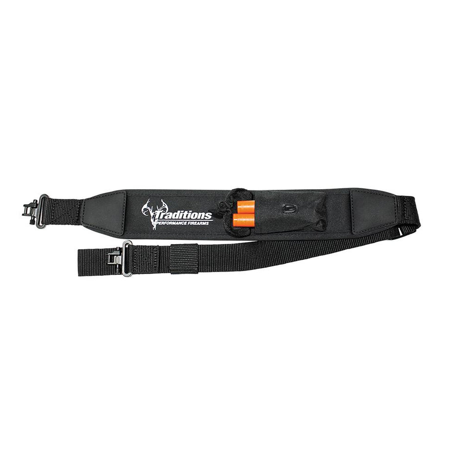 Traditions NitroFire Neoprene Rifle Sling with Firestick Holder Black