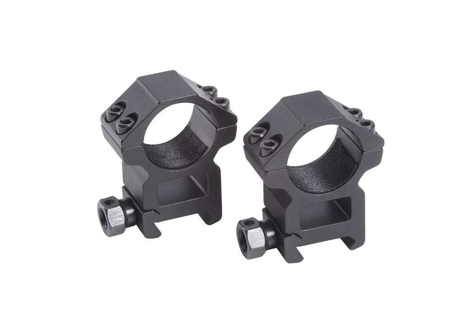 Traditions Tactical 2-Piece Weaver Style 1-Inch Medium Scope Rings - Matte Black