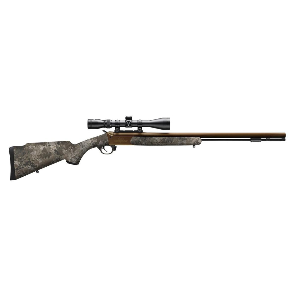 Traditions NitroFire VAPR Twist .50 Caliber Muzzleloader Scope Package Bronze and Camo