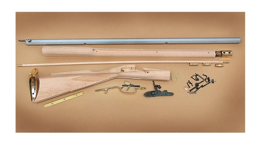 Traditions Kentucky Rifle Build-It-Yourself Kit .50 Cal Raw Hardwood 33.5" White Barrel