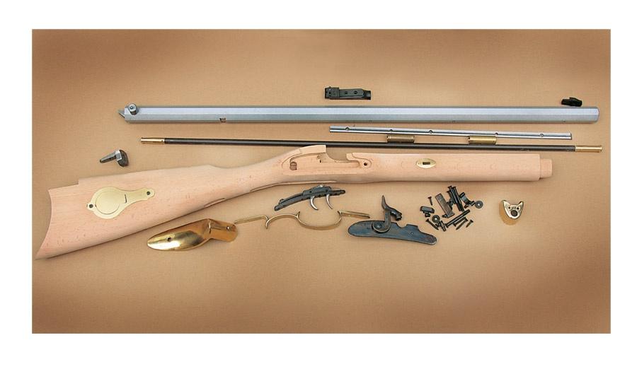 Traditions St. Louis Hawken .50 Caliber Muzzleloader Rifle DIY Kit 28" Barrel