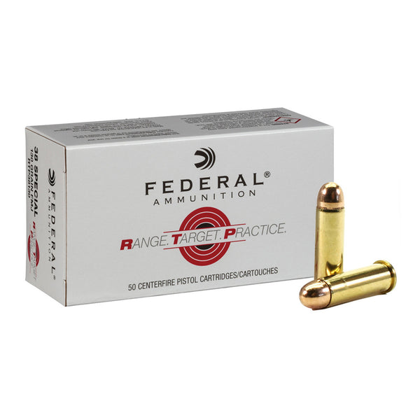 Federal .38 Special RTP38130 Range & Target Full Metal Jacket FMJ 130 Grain