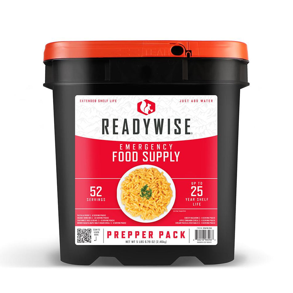 Ready Wise 60-Serving Entree Only Emergency Grab and Go Food Supply Kit
