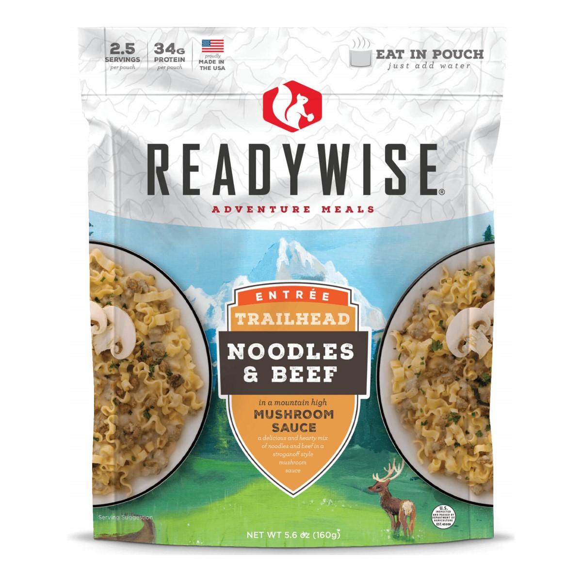 Readywise Trailhead Noodles & Beef Lightweight Trail Meal 5.6 oz
