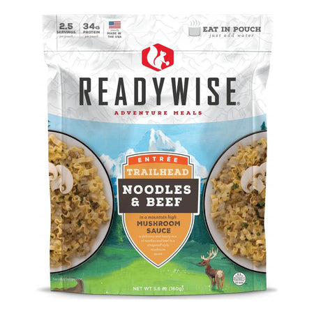 Readywise Trailhead Noodles & Beef Lightweight Trail Meal 5.6 oz