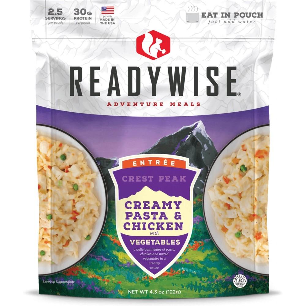 Readywise Crest Peak Creamy Pasta and Chicken Lightweight Meal 4.3 oz