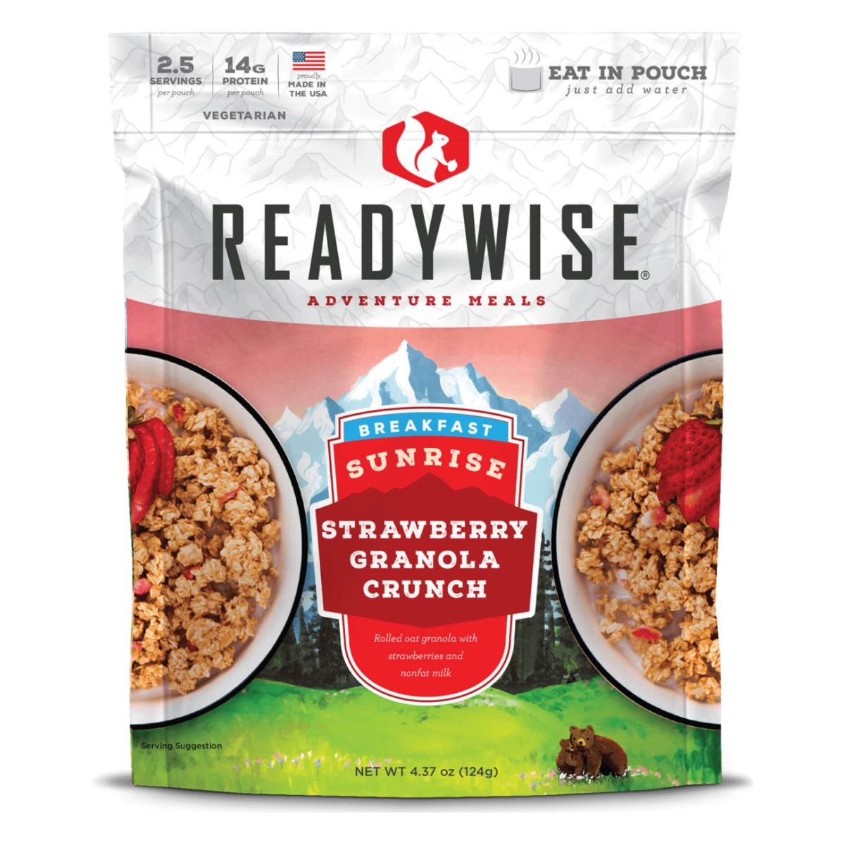 Readywise Strawberry Granola Crunch Sunrise Pouch - 4.37 oz