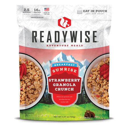 Readywise Strawberry Granola Crunch Sunrise Pouch - 4.37 oz