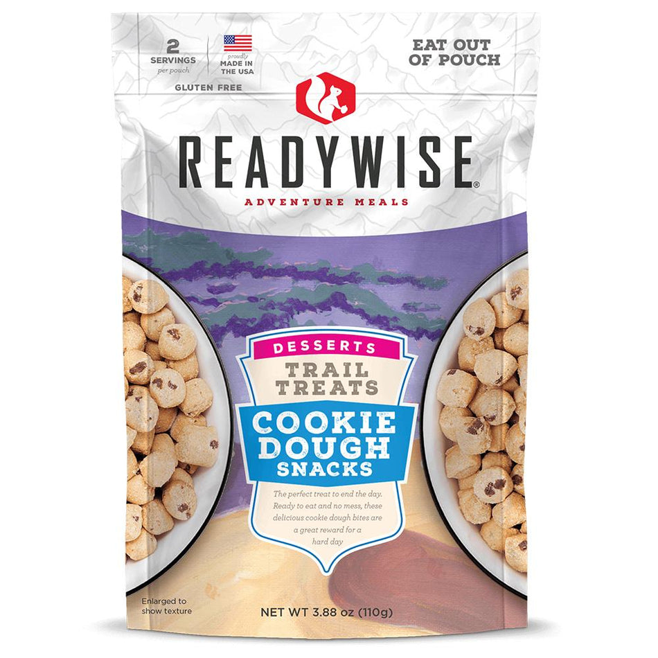 Readywise Cookie Dough Trail Treats Resealable Snack Pouch