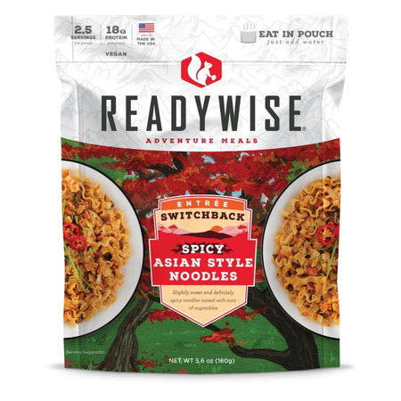 Readywise Switchback Spicy Asian Noodles Lightweight Trail Meal 5.6 oz