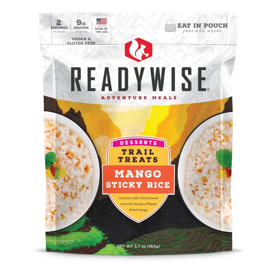 Readywise Trail Treats Mango Sticky Rice Just-Add-Water Snack Pouch 5.7 oz
