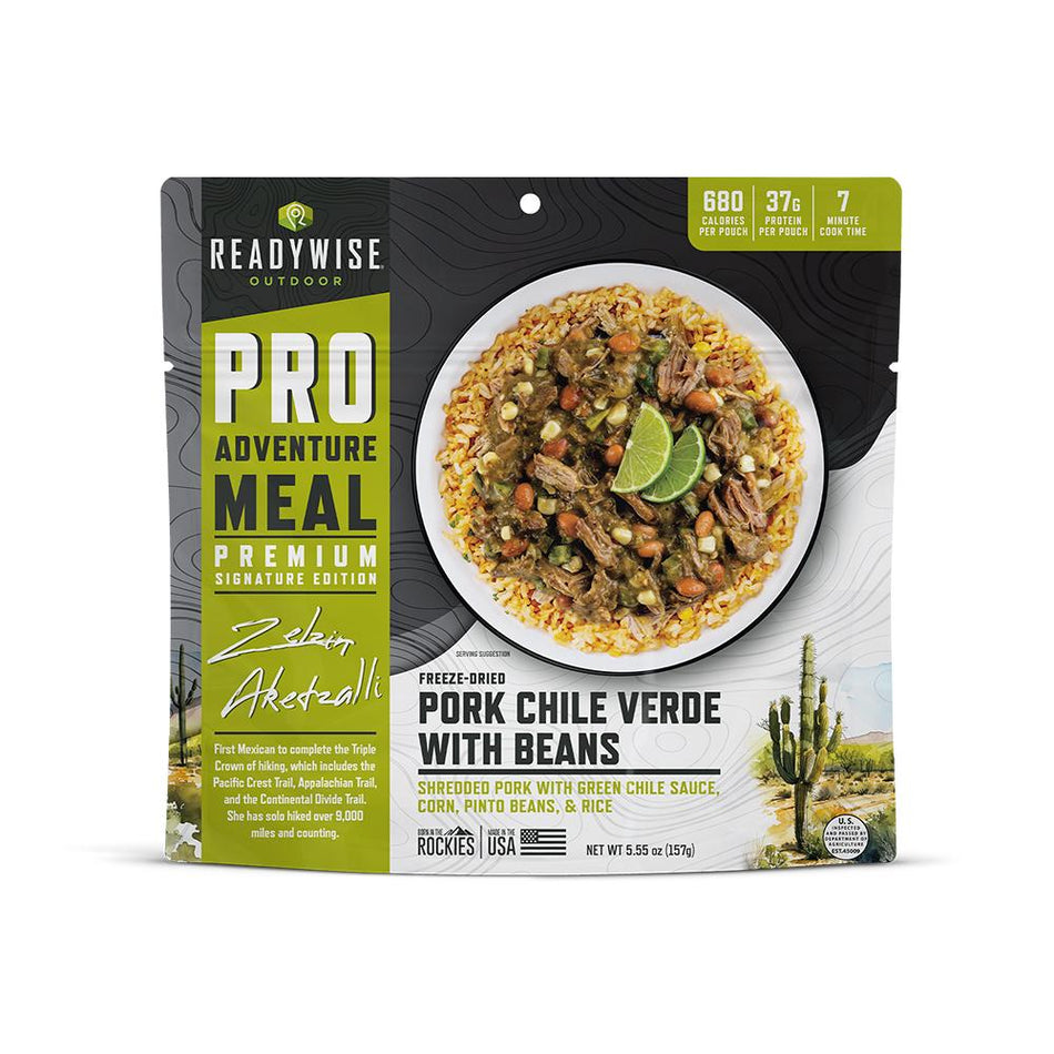 Readywise Pro Pork Chili Verde Ready Meal 6 Servings
