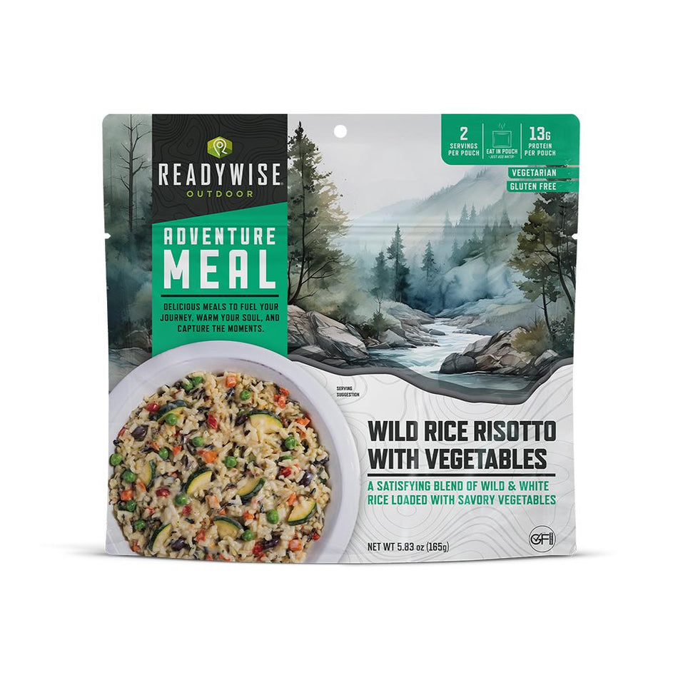 Readywise Wild Rice Risotto Portable Outdoor Meal Pouches 6/ct