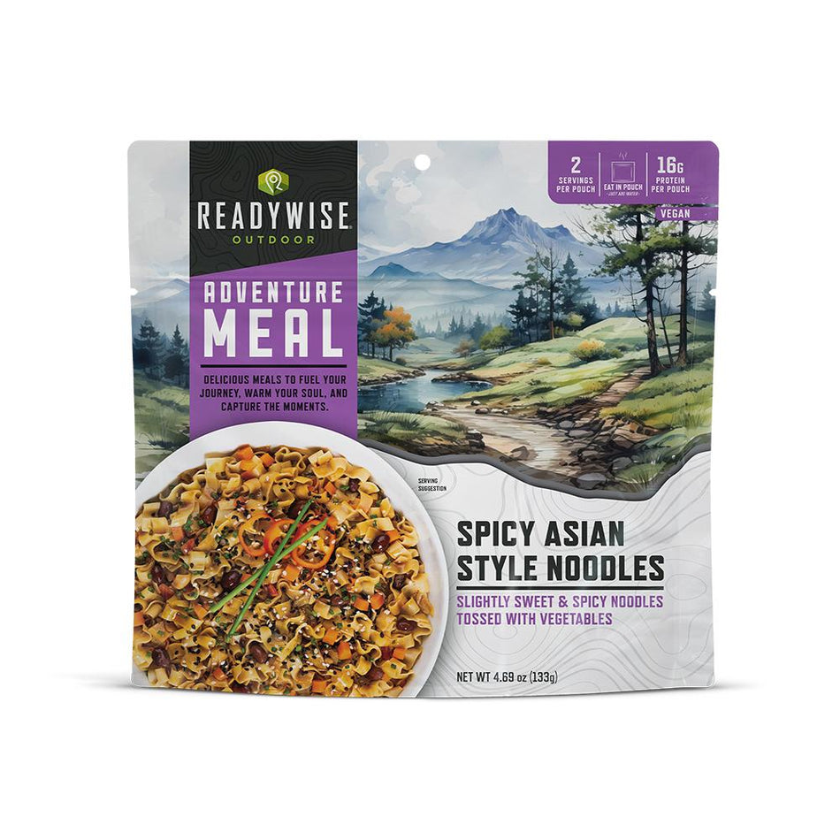 Readywise Spicy Asian Noodles Freeze-Dried Meal Pouches 6/ct