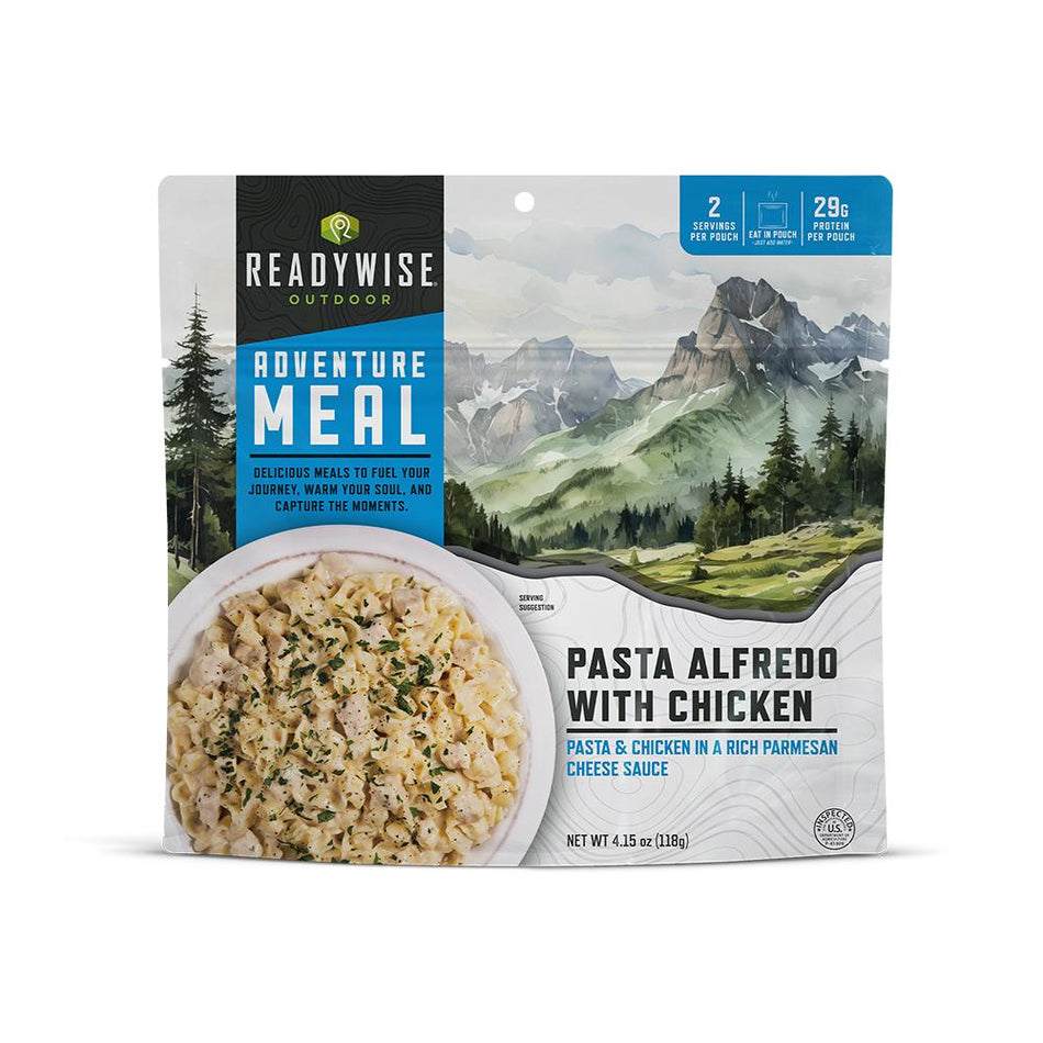 ReadyWise Freeze-Dried Pasta Alfredo with Chicken 6/ct