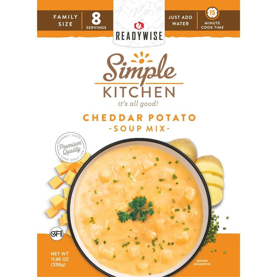 Readywise Simple Kitchen Cheddar Potato Soup Shelf-Stable Pouch