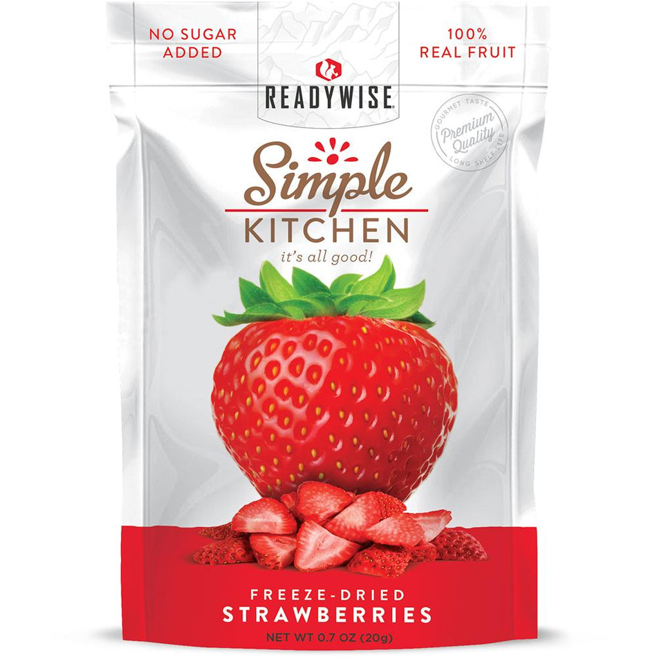 Readywise Simple Kitchen Strawberries Healthy Snack Pack
