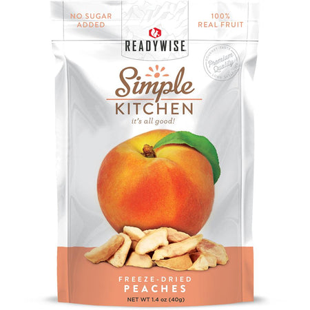 Readywise Simple Kitchen Peaches On-the-Go Snack
