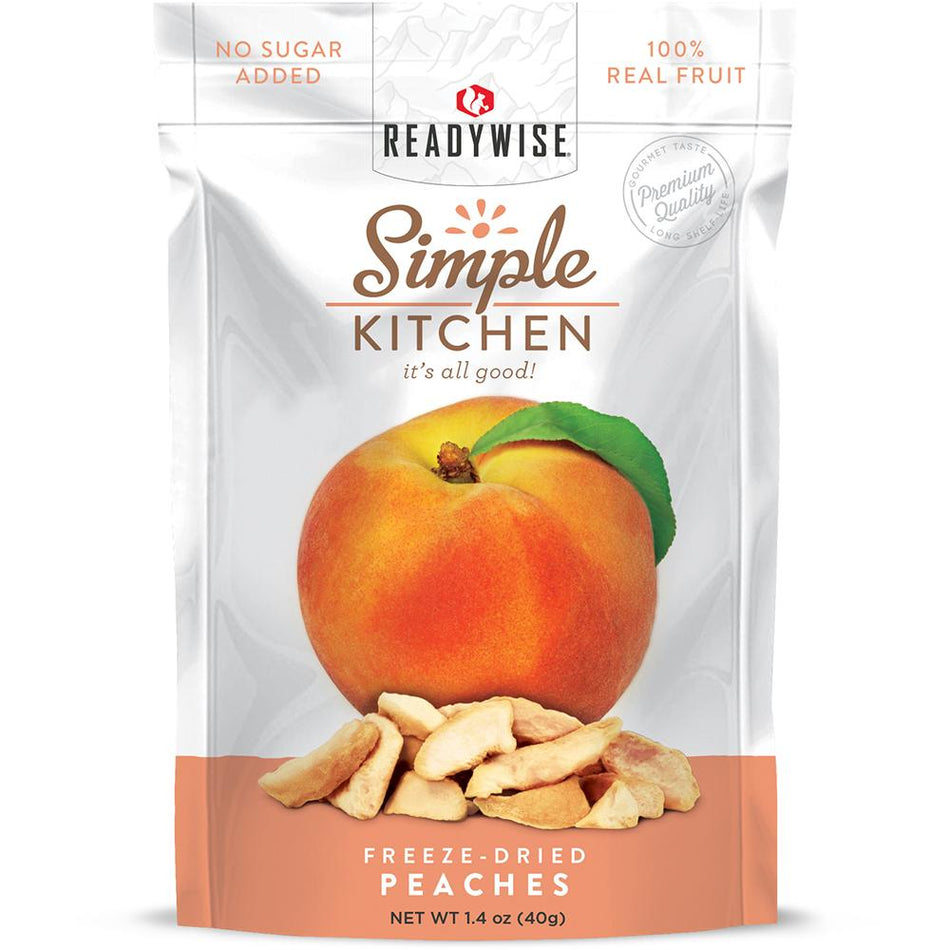 Readywise Simple Kitchen Peaches On-the-Go Snack