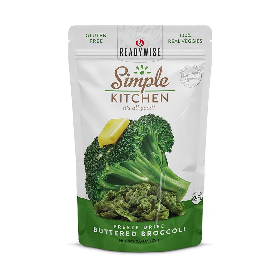 Simple Kitchen by Readywise Buttered Broccoli 50 Calorie Single Serve Pouch