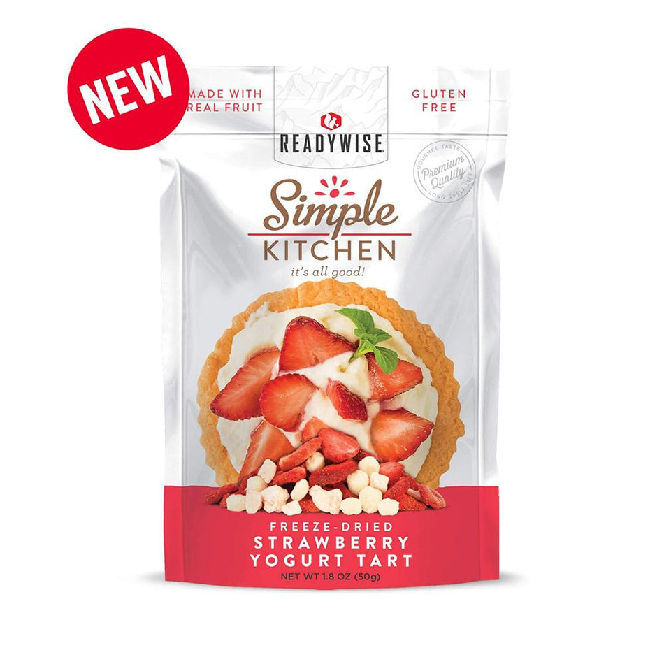 Readywise Simple Kitchen Strawberry Yogurt Tart Quick Snack