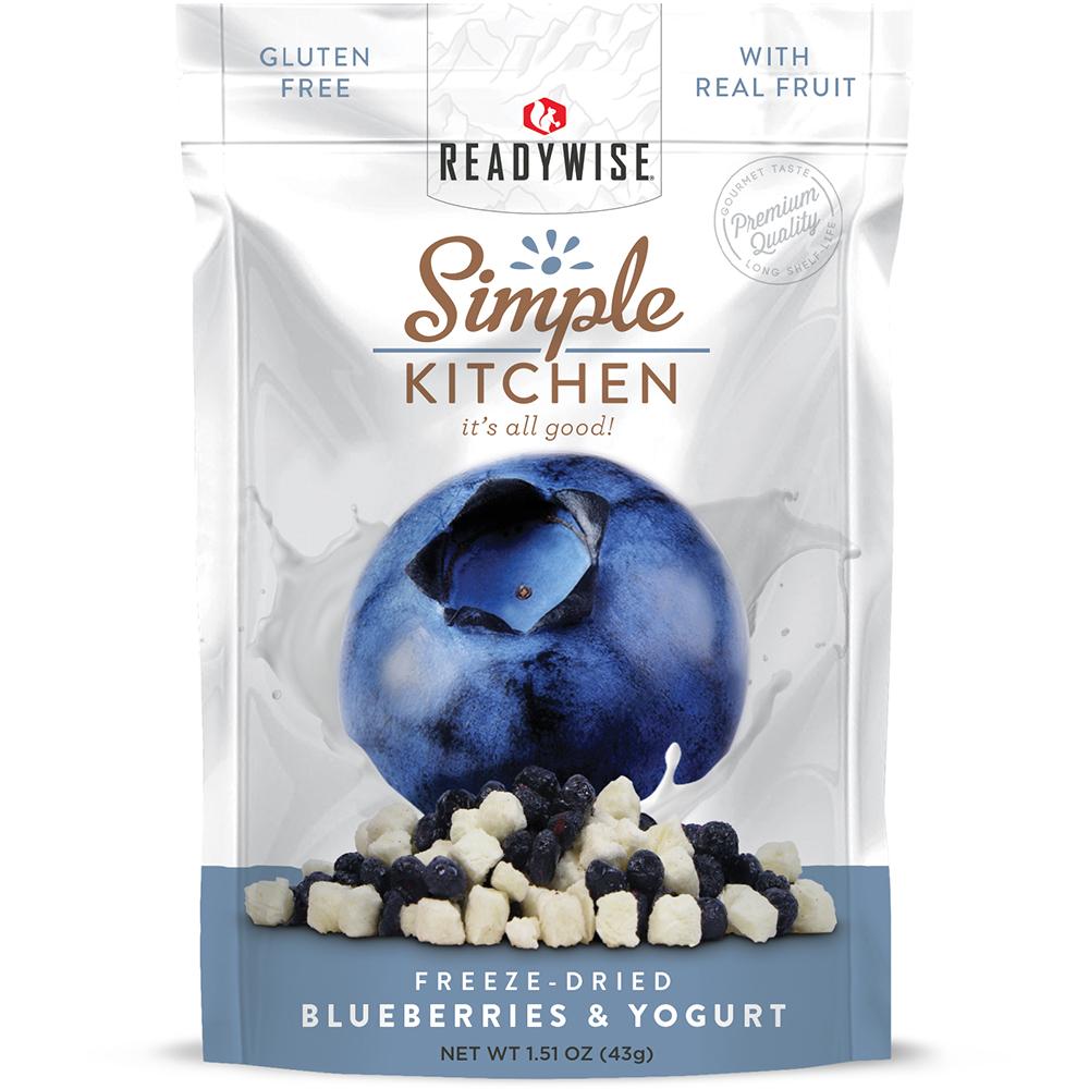 Readywise Simple Kitchen Blueberries & Greek Yogurt Healthy Snack