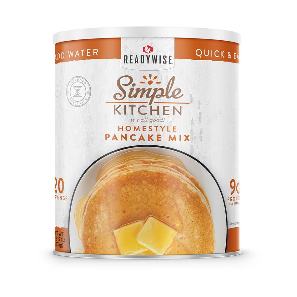 Readywise Simple Kitchen Pancake Mix #10 Can 20 Servings