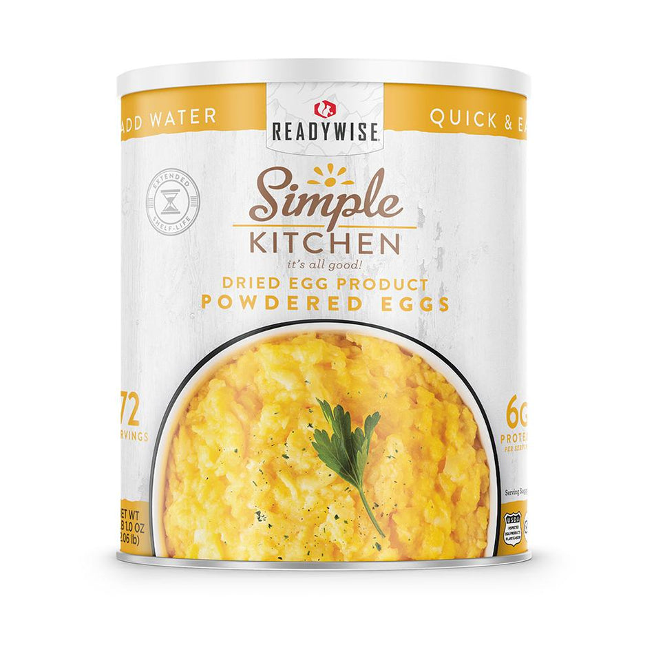 Readywise Simple Kitchen 72-Serving Powdered Eggs Can